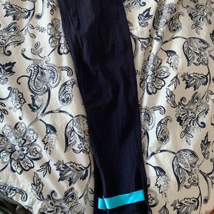 Zyia Navy Strap Deluxe Hi-Rise 7/8 24"